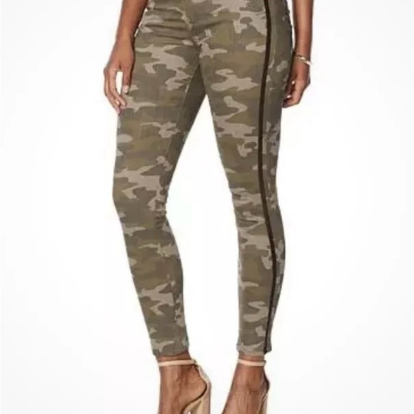 Skinny Girl Broadway High Rise Skinny Jeans Camo 27/4 NWT - Picture 1 of 9